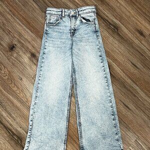 H&M Kids Wide Leg Jeans Light Wash Size 7